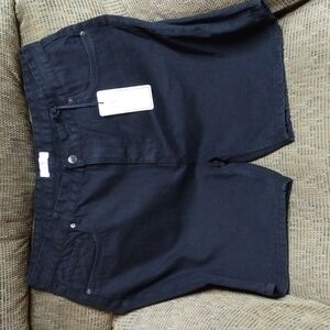 Don't think twice black denim shorts